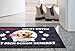 SpecialMe® Fußmatte mit eigenem Hund selbst gestalten personalisiert mit Name und Foto Haustier Hundebesitzer rutschfest & waschbar schwarz 60x40cm