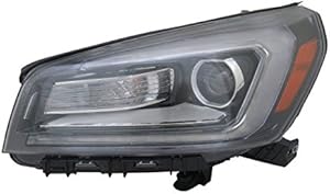 Fitrite AutoParts New Left Driver Side Halogen Headlight Assembly [GM] For 2013-2016 GMC Acadia GM2502376 23358994