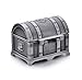 REINDEAR Vintage Pewter Tooth Fairy Treasure Chest Box