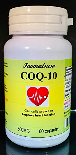 CoQ-10 Q-10 coq10 CO Q10 co-Enzyme 300mg - Various Sizes. Made in USA (1 Bottle - 60 Capsules) CoQ-10 Q-10 coq10 CO Q10 co-Enzyme 300mg - Various Sizes. Made in USA (1 Bottle - 60 Capsules)