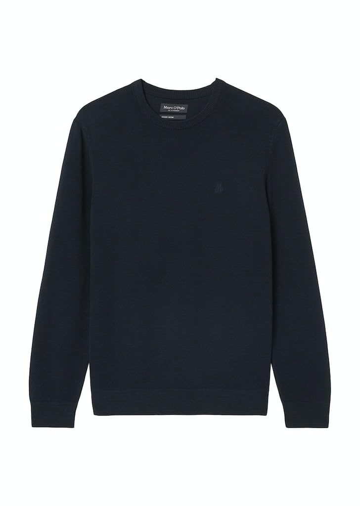 Marc O'Polo Herren Pullover aus Bio-Baumwolle mit Rundhalsausschnitt