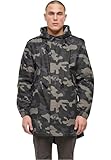 Basics Brandit M51 Us Parka M51 US Parka Homme, Motif camouflage Foncé, M