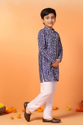 Image of Fashion Dream Boy's Cotton Blend Kurta Pyjama Set|Kids ethnic wear boys|Kurta set for boys|Kurta pajama set for kids