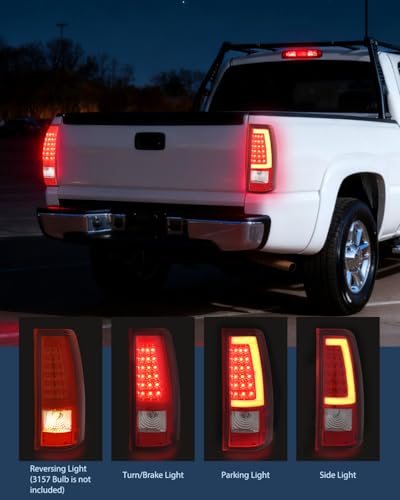 Image of Nilight Taillight Assembly for 2003 2004 2005 2006 Chevy Silverado