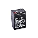 gel batterie 6v 12ah VIELSEITIG: Egal ob USV-, Stand-By- oder kleinere Zyklenanwendungen, Sicherheitstechnik oder Brandmeldetechnik - mit der EBC-Serie von ECTIVE sind Sie immer gut beraten