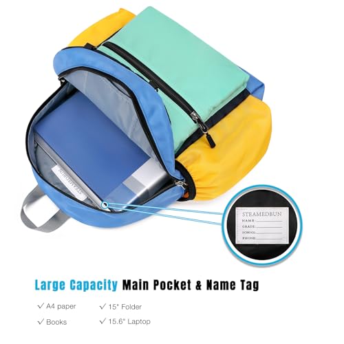 Image of STEAMEDBUN Kids Backpack for Boys 6-8: Toddler Backpack for Preschool Kindergarten - Boys Backpacks for Elementary 4-6