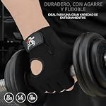 Beast Rage Guantes de Fitness parlevantamiento de Pesas para Hombres y Mujeres, Transpirables,Antideslizantes,Acolchados de Silicona,Guantes de Gimnasio Entrenamiento Ciclismo