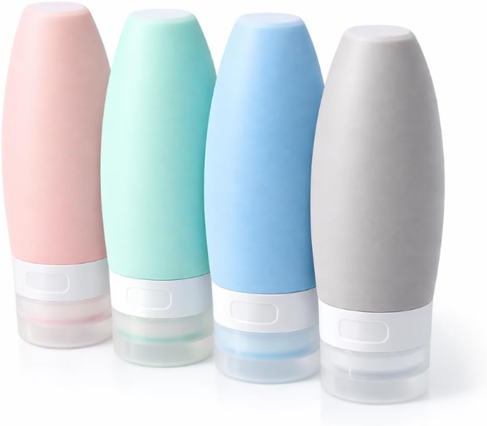 Kit Frascos de Viagem Silicone