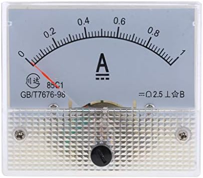 1A 85C1 DC 0-1A Analog Amp Meter Ammeter Current Panel Directly Connect ...