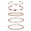 Rose Gold-beaded set Rose Gold-beaded set