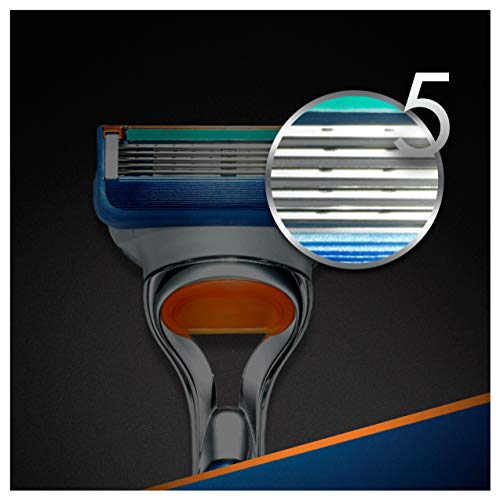 Image of Gillette Fusion Manual Razor and Gillette Fusion Manual Shaving Razor Blades - 4s Pack (Cartridge) combo pack