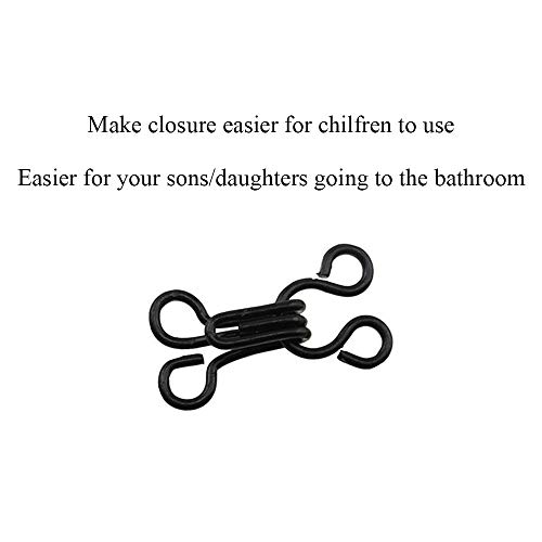 Odinest 16 Mm/0.63 Inches Length Sewing Hooks And Eyes Hold Sturd Hand Sew Closure Replacement Clothes Fastener Quality Brass Silver 60 Pairs For Bras Slack Bustiers Belts School Uniforms #TOP4