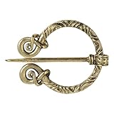 Retro Wikinger Brosche, Ringfibel, Gürtelschnalle, Fibel Gewandnadel, Schalnadel, Schmuck, Fibelsammlung - Zinklegierung, Antikes Kupfer 4