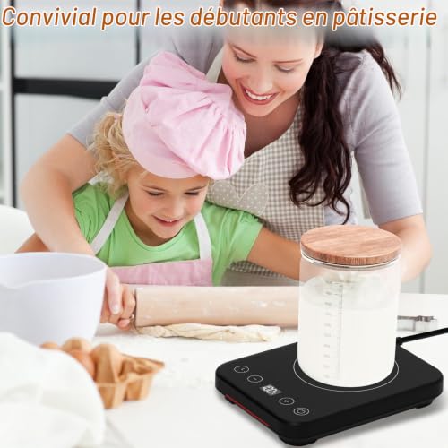 Ark miido Kit Démarrage pour Levain, Chauffe levain, Outil Fermentation pour La Pâtisserie Maison avec Minuterie 12 Heures Marche/Arrêt Automatique – vue 7