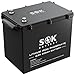 SOK Battery Marine Grade 12V 206Ah LiFePO4 Battery,Sealed Plastic Box