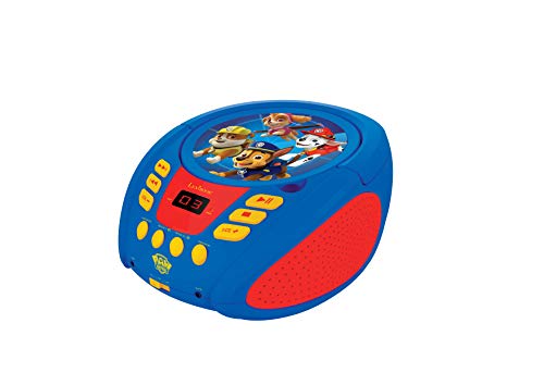 Lexibook Paw Patrol Gettoblaster CD-speler, microfoon meegeleverd, AUX-IN-aasluiting, Werk met AC of batterij, Blauw… - Image 4