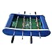 LLZH Mesa de Futbolín para Niños, Mini Futbolín Portátil con 2 Bolas, para Juegos en Interiores y Exteriores, Juego de Fútbol de Mesa, Azul
