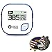 Golf Buddy Bundle Voice 2 GolfBuddy Voice2 Easy-to-Use Talking GPS, White/Silver + 1 Custom Ball Marker Hat Clip Set (American Eagle)
