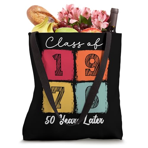 Vintage Class of 1976 50th Reunion High School Classmates Tote Bag miniatura 4