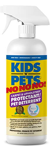KIDS ‘N’ PETS – NO NO NO! Carpet & Upholstery Protectant/Pet Deterrent – 27.05 oz (800 ml) | Professionally Formulated to Deter Chewing, Scratching & Urine Marking | Non-Toxic & Child Safe