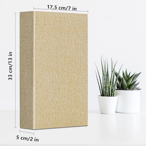 Vienrose Lniany album fotograficzny 6 x 4, 300 kieszeni, fotoksiążki, strona khaki, duża pojemność, albumy ze zdjęciami, na walentynki, rodzinę, ślub, Boże Narodzenie, urodziny