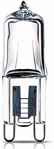 10 x Eveready branded G9 40W Halogen Light Bulbs Clear Capsule Lamps Long Life