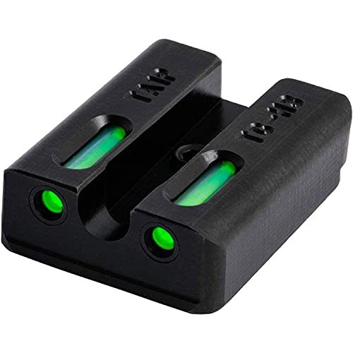 Image of Truglo TFX PRO Handgun Sight, Glowing Shock Proof Tritium and Fiber Optic Night Sight for Handguns, Compact, Durable, and Snag Free Sight