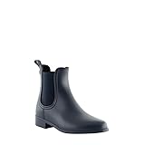 Lemon Jelly Splash, Bottinne Femme de Pluie, en PVC Mat, Parfumées au Citron (Taille 36-42)