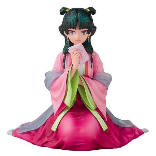 Jilijia Figura de Maomao, figura de anime de 13 cm, bonita figura de acción Mao Mao, estilo Hanfu, modelo de PVC, figura de dibujos animados, coleccionables, decoración de escritorio, regalos para