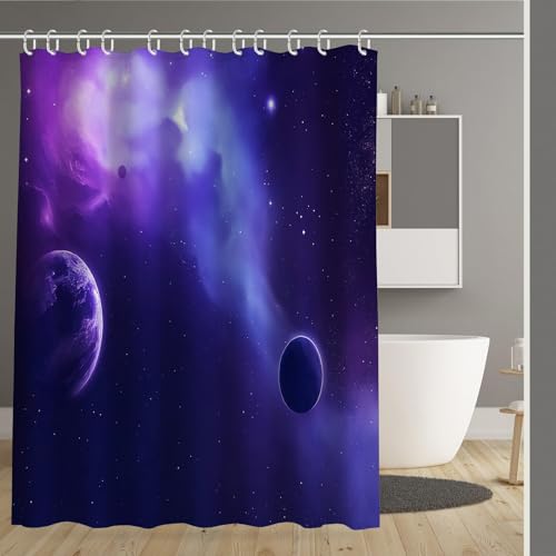 Rideau de douche imperméable avec ourlet lesté anti-adhérence - 2