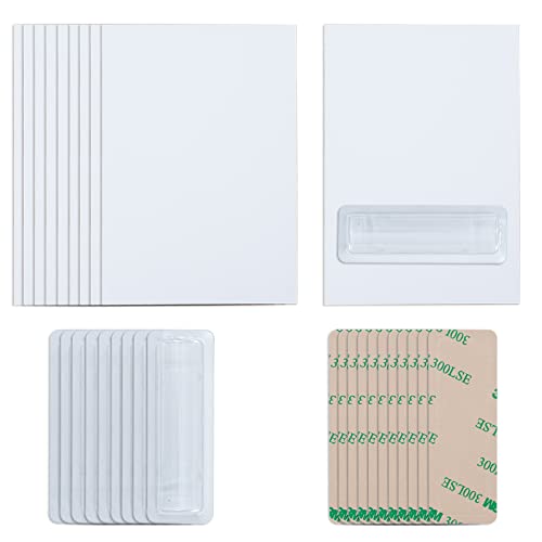 10 Stücke Lippenbalsam Verpackungsbox aus Kunststoff Chapstick Tubes Blisterverpackung mit Weißer Durchsichtiger Leerer Karte Transparenter Halter Kuppeln Lagerbehälter Diy Geschenk Cover