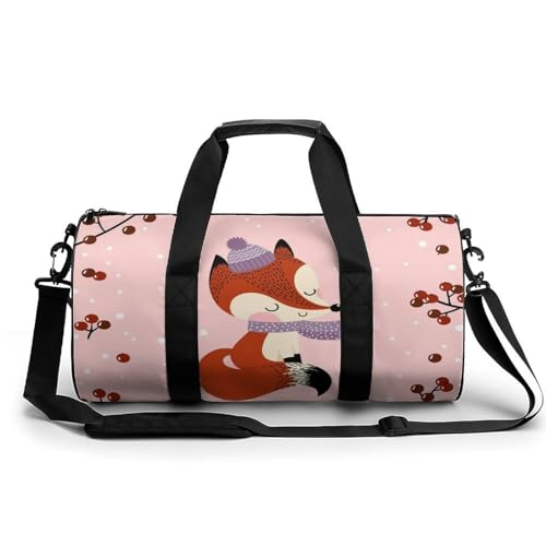 Sac de sport gym Renard Cerise 45x23x23cm