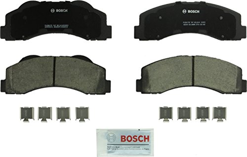 BOSCH BC1414 QuietCast Premium Ceramic Disc Brake Pad Set - Compatible with Select Ford Expedition, F-150; Lincoln Navigator; FRONT by Bosch - Used condition - US$33.23