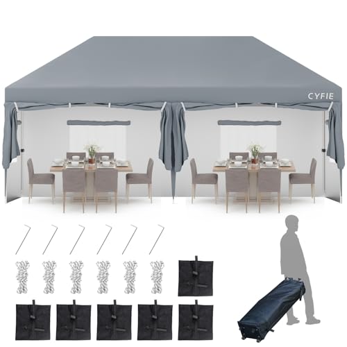 CYFIE �^�[�v�e���g 6m ����/�T�C�h�V�[�g6���t �����^�b�`�^�[�v �Ԍ˕t�� 3�i�K���� UV�J�b�g ���ϐ� �Ռ��ՔM ���[���[�t���[�� �A�E�g�h/�C�x���g/�^����/�h�� 300x600cm �O���[