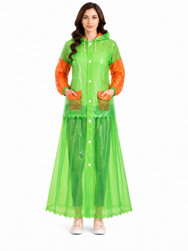 Image of Romano nx 100% Waterproof Rain Skirt Top Jacket for Women Rain Coat with 3 Years Warranty in 28 Colors