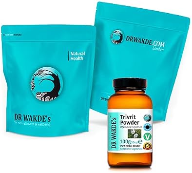 DR WAKDE's Trivrit Powder (Operculina turpethum) - 500g (1.1lb) | Pure, Raw & Dried Powder | Ayurvedic Herb | Vegan |