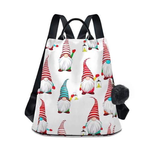 Sac à dos Noël blanc pour femme chic et idéal en voyage décontracté