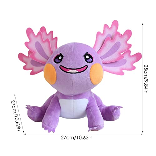 Bicho de pelúcia Axolotl Plushie Toy,Axolotl Recheado Pelúcia Salamandra Mexicana Pelúcia Animal Pel
