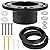 Tzgsonp RV Toilet Seal Kit 3 Inch 385345892 RV Toilet Flange Kit Durable Socket RV Toilet Flush Seal Replacement Parts Replaces 385311658 Flush Seal Compatible with 300/310/320 RV Toilet