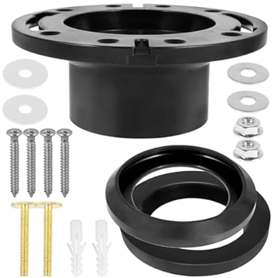 Tzgsonp RV Toilet Seal Kit 3 Inch 385345892 RV Toilet Flange Kit Durable Socket RV Toilet Flush Seal Replacement Parts Replaces 385311658 Flush Seal Compatible with 300/310/320 RV Toilet