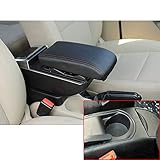 mittelarmlehne citroen berlingo 2015 Für 2008-2011 Citroen C4. Für 2008-2011 C itroen C4 Luxus Auto Armlehne Mittelarmlehne mittelkonsole Zubehör Eingebaute LED-Licht Schwarz