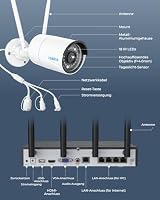 Reolink 5MP WLAN Überwachungskamera Set Aussen mit 1TB HDD, 2,4/5 GHz Wi-Fi – Ansicht 8