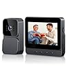 KEPEAK Doorbell Camera Wireless, Video Door Bell Camera with Monitor, 2-Way Audio, No WiFi and No APP Required for Home Security