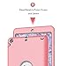 Hocase iPad Mini 2/3 Case, Heavy Duty Shockproof Protection Hard Plastic+Silicone Rubber Bumper Hybrid Dual Layer Protective Case for iPad mini 1/2/3 (7.9-inch Display) - Pink/Grey