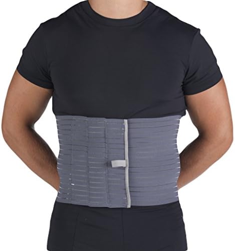 OTC Abdominal Binder for Men, Ribbed Elastic Compression, Select Series, Large