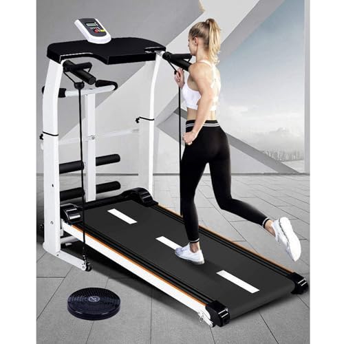 Image of Folding Treadmills Treadmills Home Small Folding Mechanical Treadmill Walking Hine Mute Shock Absorption Treadmill Fitness