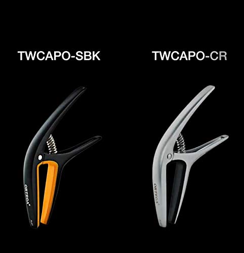 Ortega guitares Twcapo-sbk Twin Capodastre Capo – Réversible 2 voies compatible avec courbe et plat arrondi classique, Noir - Les Beatles, Paul McCartney, John Lennon, RIngo Starr, George Harrison Ortega guitares Twcapo-sbk Twin Capodastre Capo – Réversible 2 voies compatible avec courbe et plat arrondi classique, Noir – Image 4