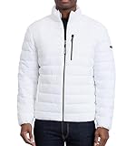 Calvin Klein Abrigo Acolchado con Cremallera Completa Chaqueta, M para Hombre
