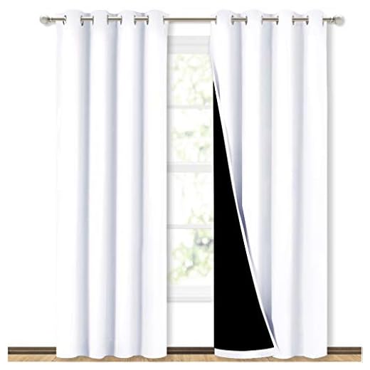 NICETOWN 100% Blackout Curtain Panels