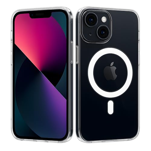 Image of Anti-Yellow Clear Case for iPhone 13 / iPhone 14 | UV Shield Technology | Zero-Yellowing Formula | MagSafe Compatible | Drop Protection (TPU + Polycarbonate | Crystal Clear)